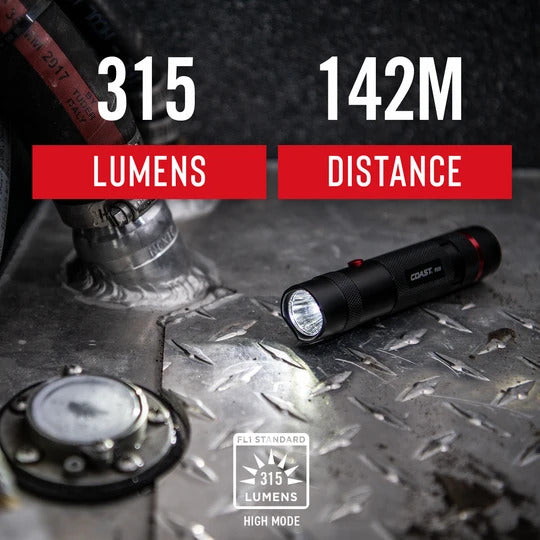 Coast PX20 Red & White LED Flashlight
