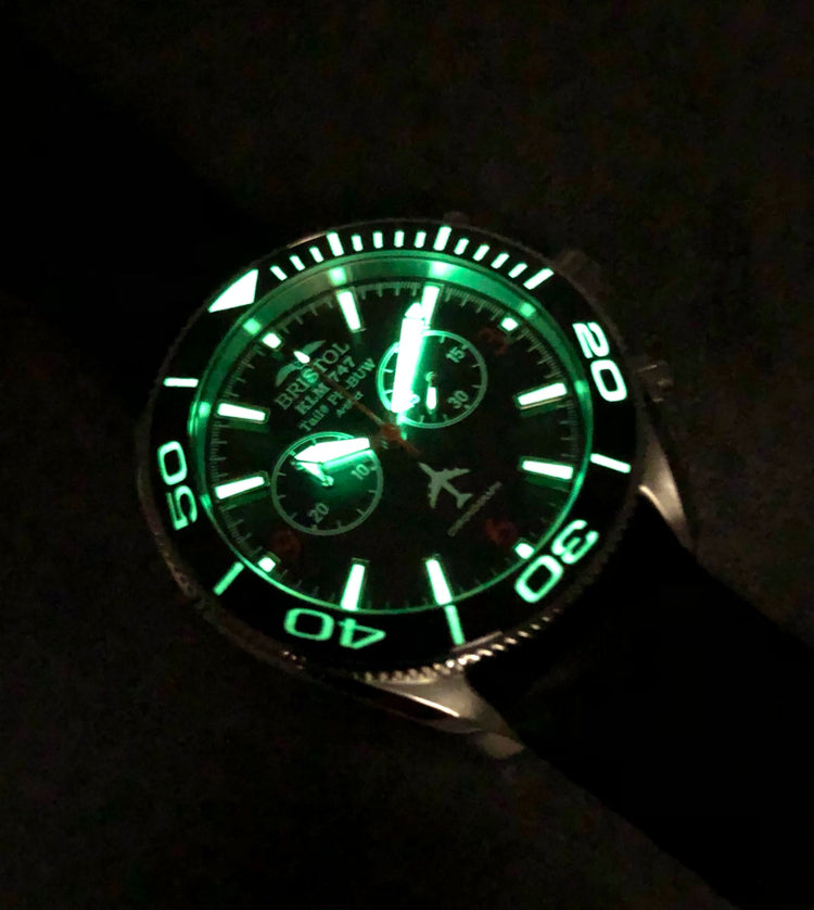 747 Tribute - Stainless Steel, Black Dial