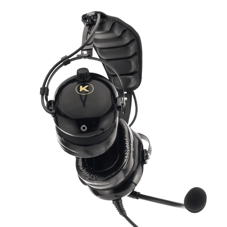 Kore Aviation KA-1 General Aviation Headset (Mono & Stereo) with Headset Bag - Dual GA Plugs