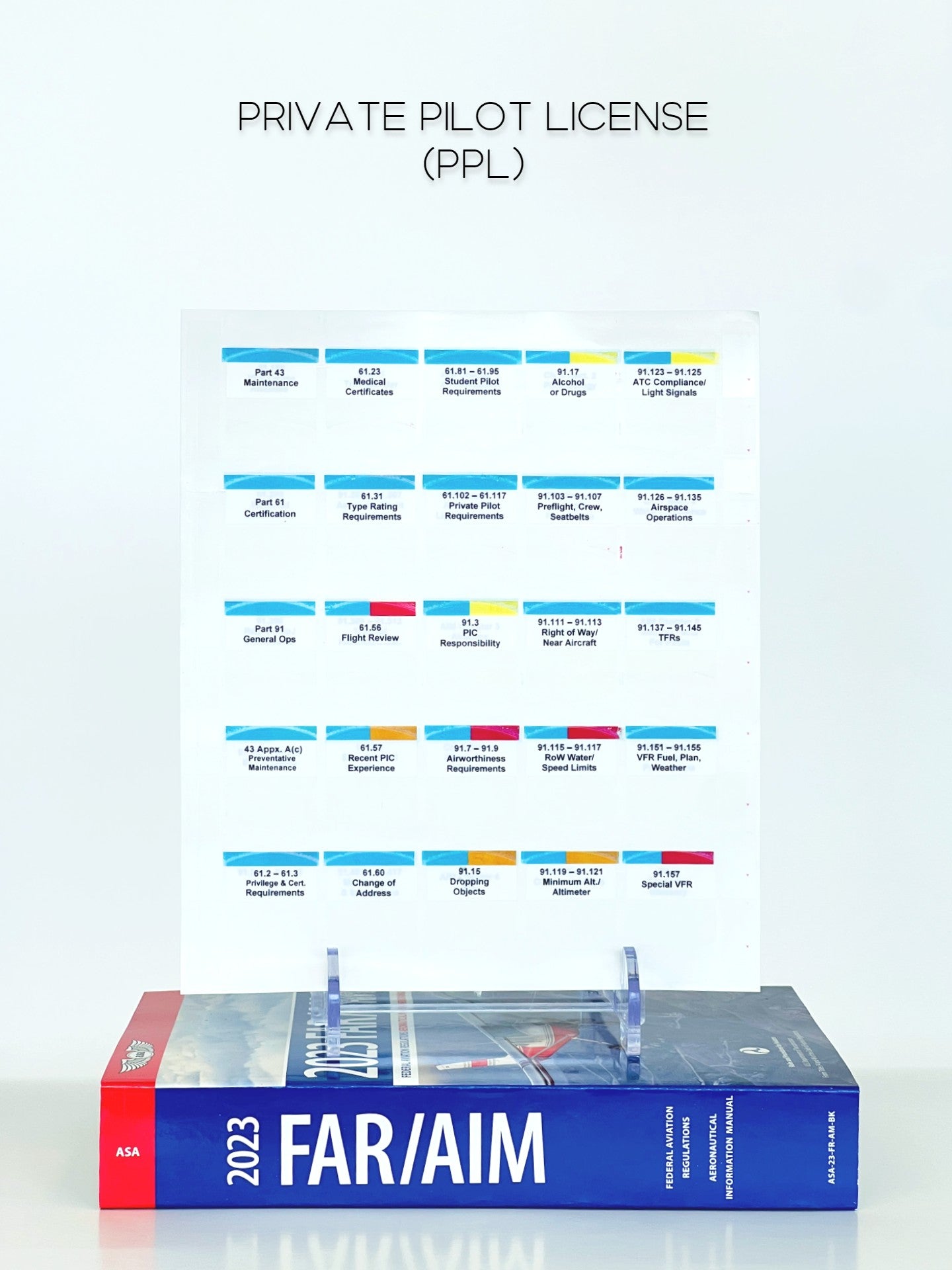 Private Pilot DIY FAR/AIM Tabs 2024 Northstar Aviation References