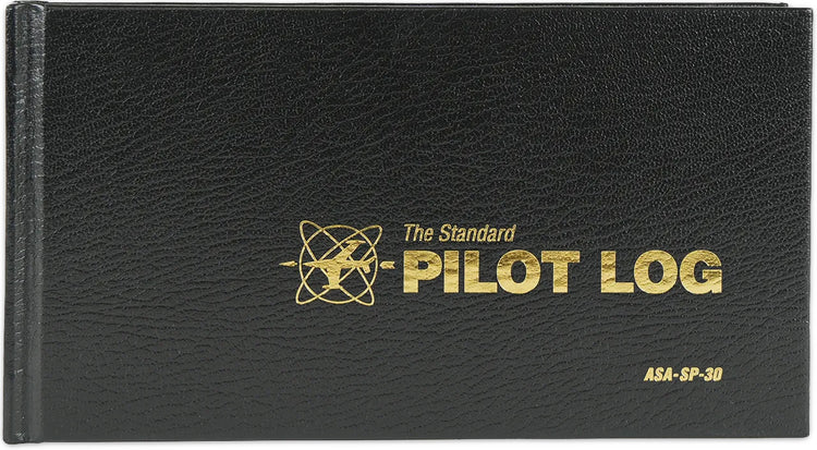 The Standard® Pilot Log (Black), 68 pages, ASA