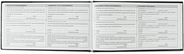 The Standard® Pilot Log (Black), 68 pages, ASA