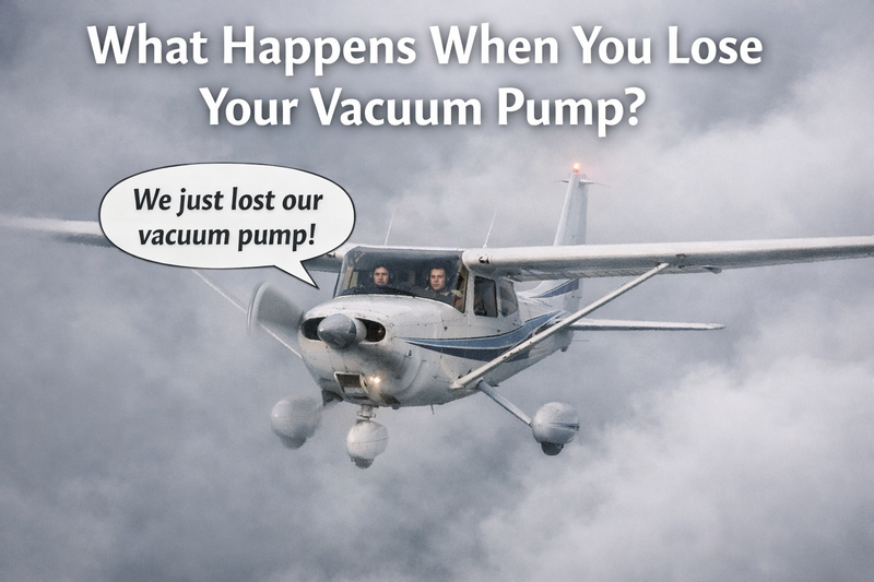 What Happens When You Lose Your Vacuum Pump? A Partial Panel Guide for Instrument Students