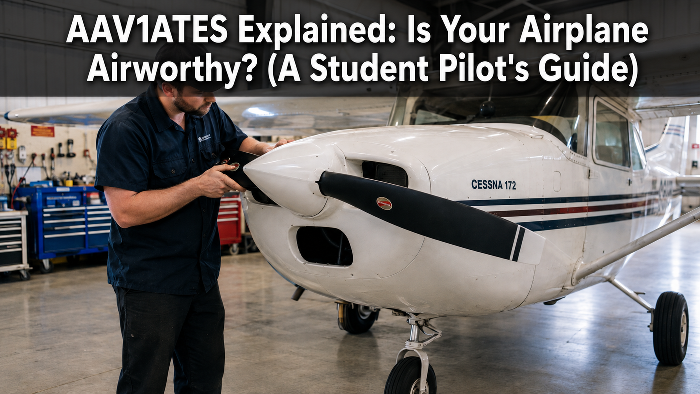 AAV1ATES Explained: Is Your Airplane Airworthy? (A Student Pilot's Guide)