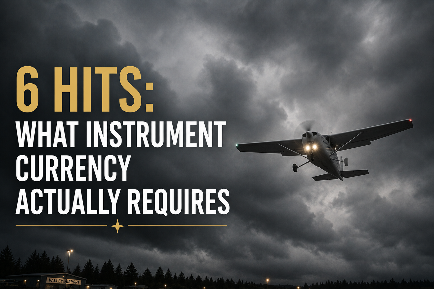 6 HITS: What Instrument Currency Actually Requires