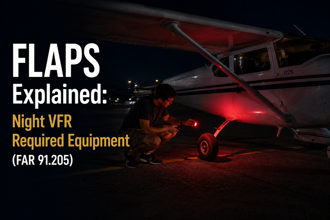 FLAPS Explained: Night VFR Required Equipment (FAR 91.205)