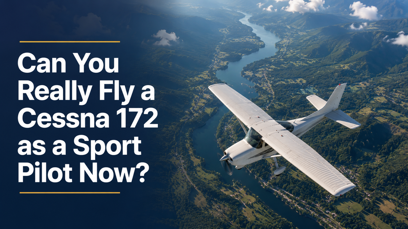Can You Really Fly a Cessna 172 as a Sport Pilot Now? What MOSAIC Changed
