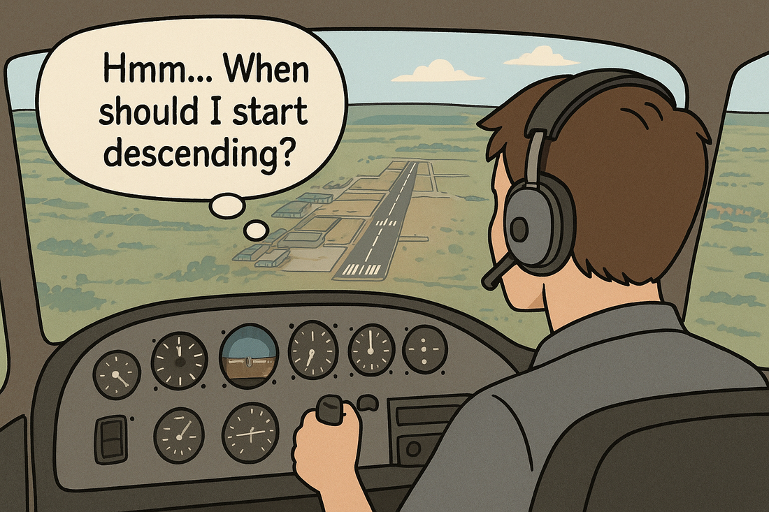 How to Calculate Your Top of Descent: The Quick and Dirty Method from a Certificated Flight Instructor