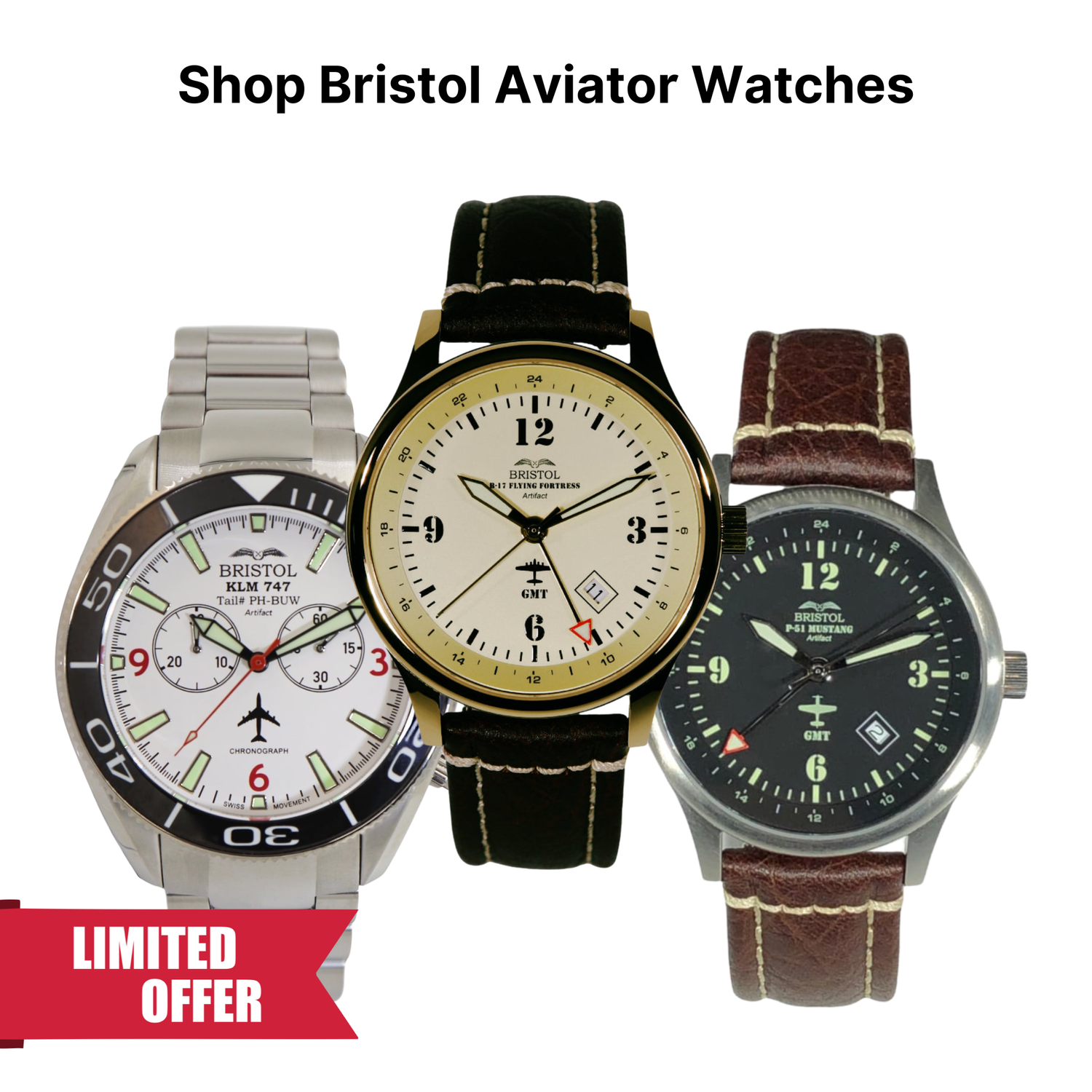 Bristol Aviator Watches
