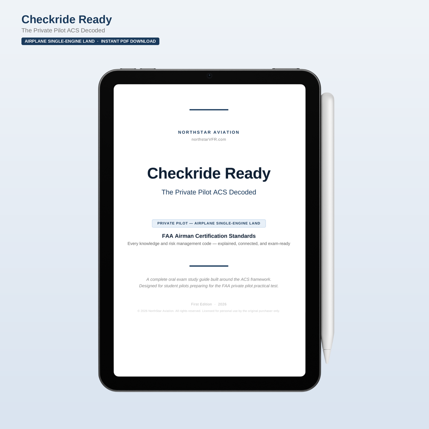 Checkride Ready: The Private Pilot ACS Decoded