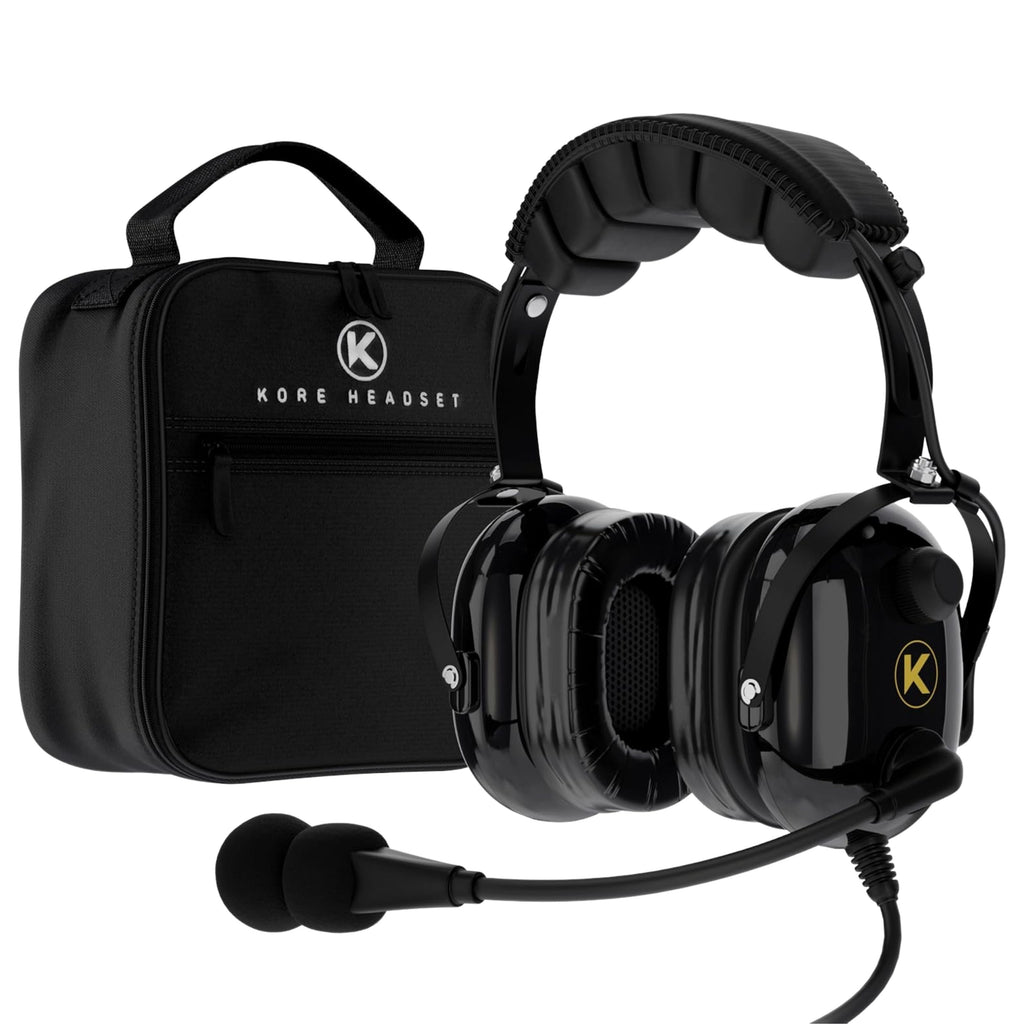 Kore Aviation KA-1 General Aviation Headset (Mono & Stereo) with