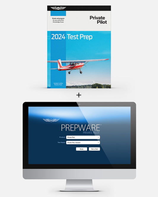 Private Pilot Test Prep Plus 2024 & Prepware ASA