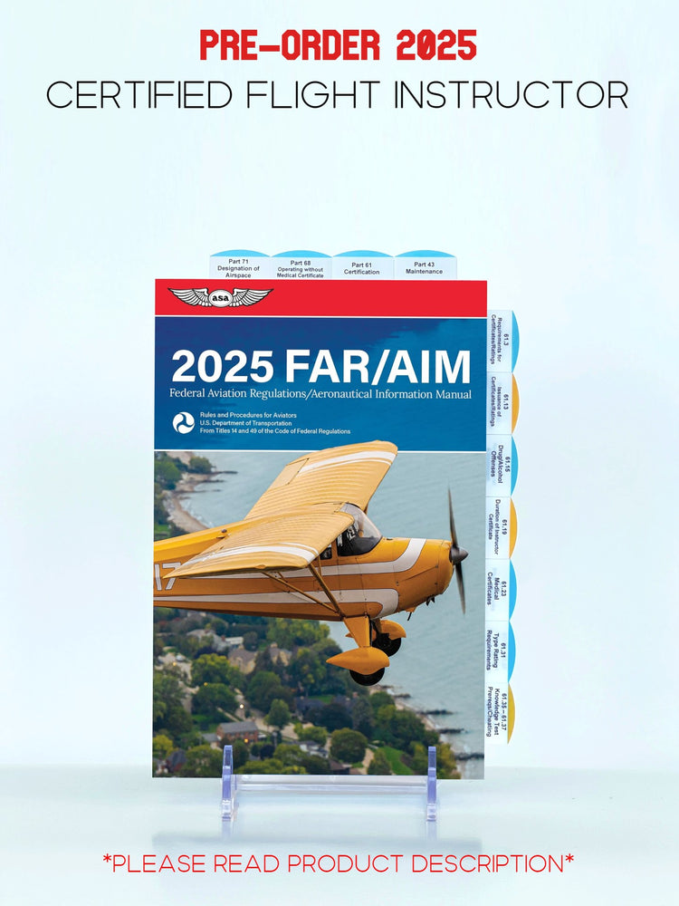 Pre-Order 2025 Pre-Tabbed ASA FAR/AIM