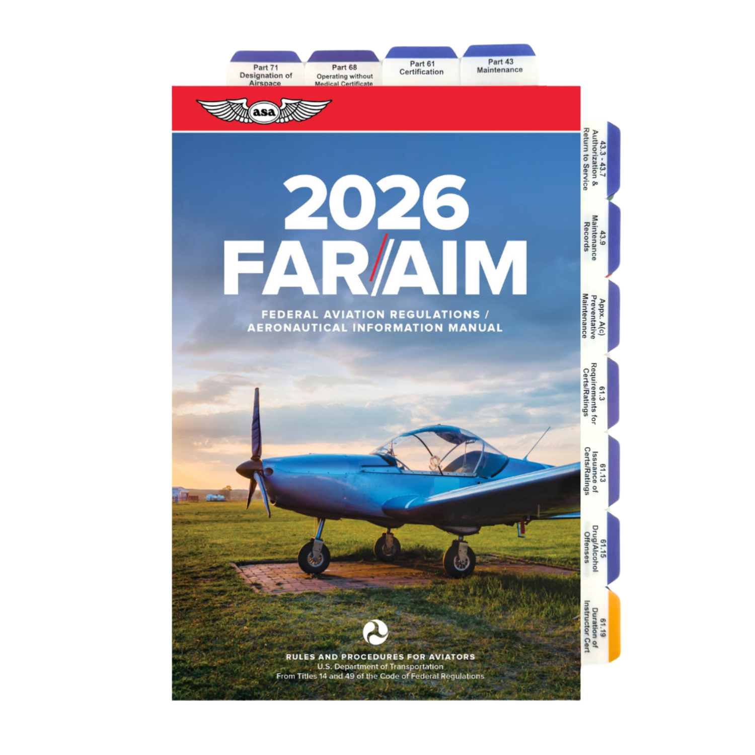 2026 ASA Pre-Tabbed FAR/AIM