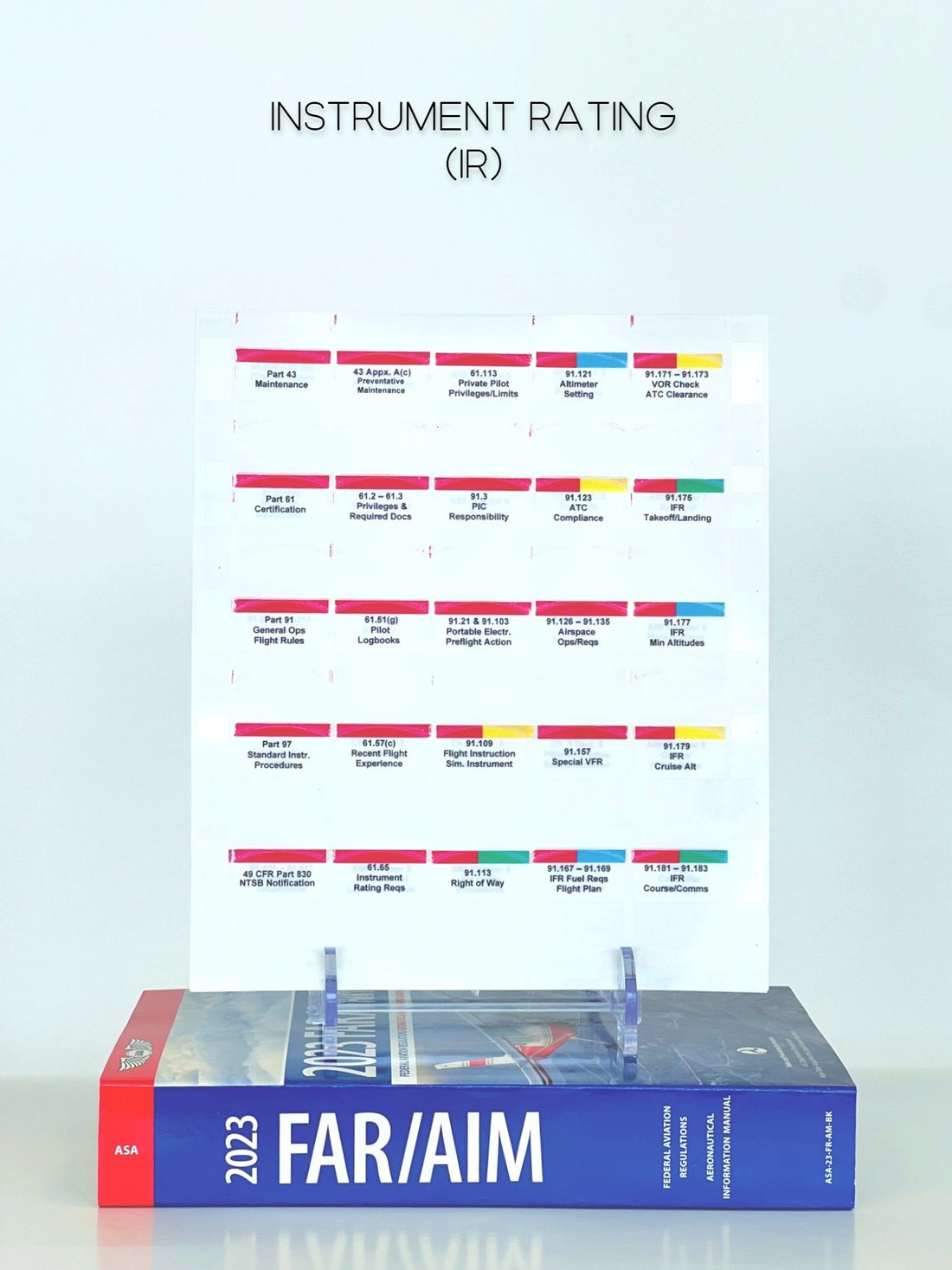 Instrument Rating DIY FAR/AIM Tabs 2024 Northstar Aviation References