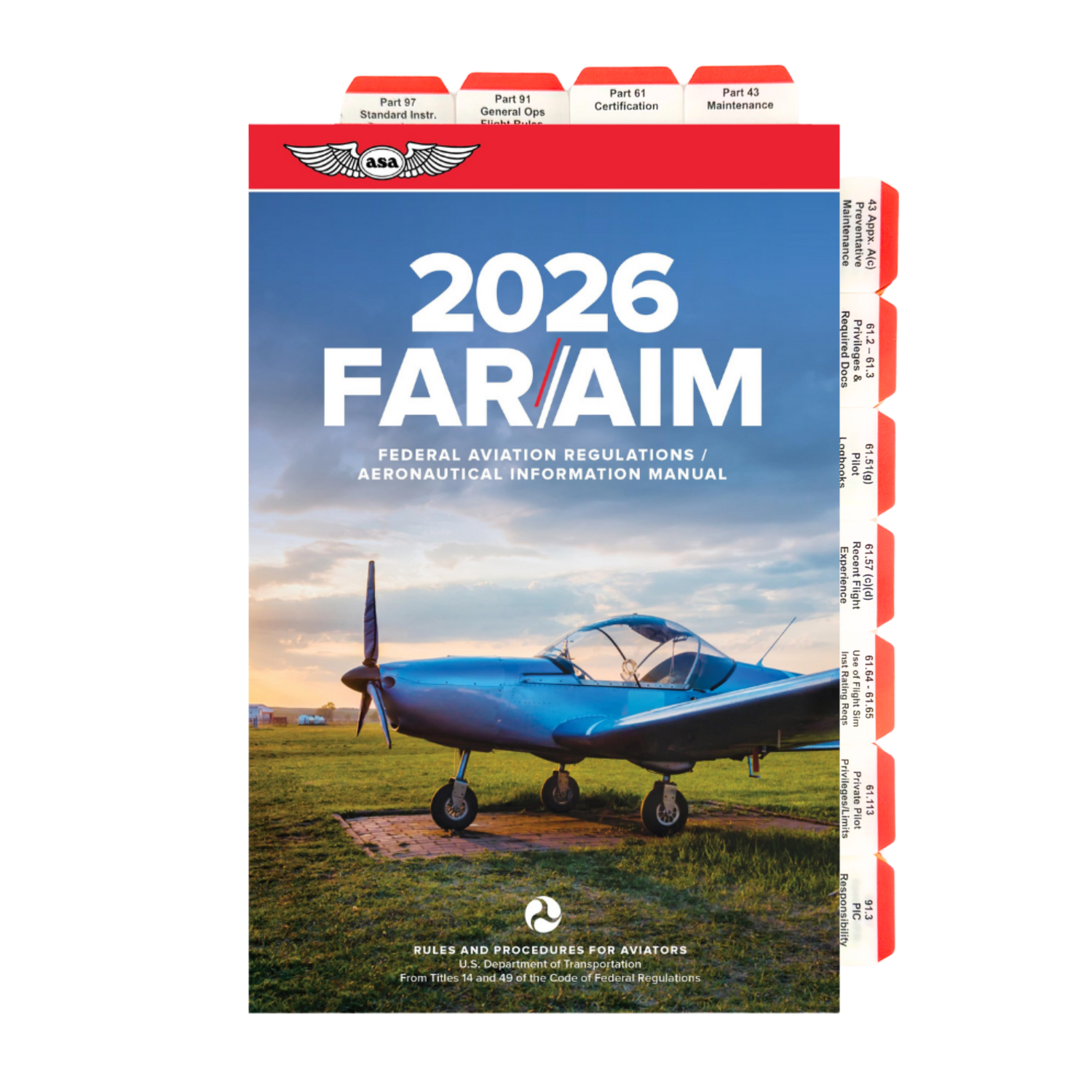 2026 ASA Pre-Tabbed FAR/AIM