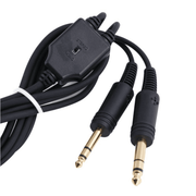 Kore Aviation KA-1 General Aviation Headset (Mono & Stereo) with Headset Bag - Dual GA Plugs