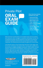 Private Pilot Oral Exam Guide, 15th Edition ASA