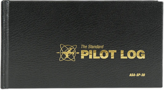 The Standard® Pilot Log (Black), 68 pages, ASA