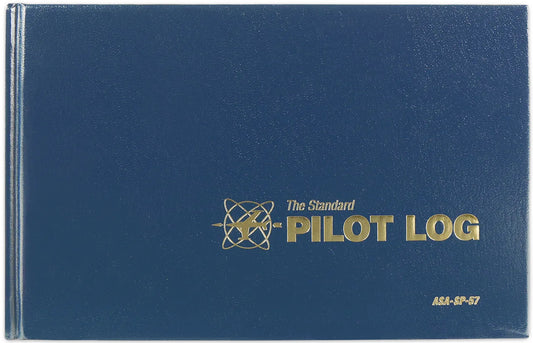 The Standard® Pilot Log (Blue), 110 pages, ASA