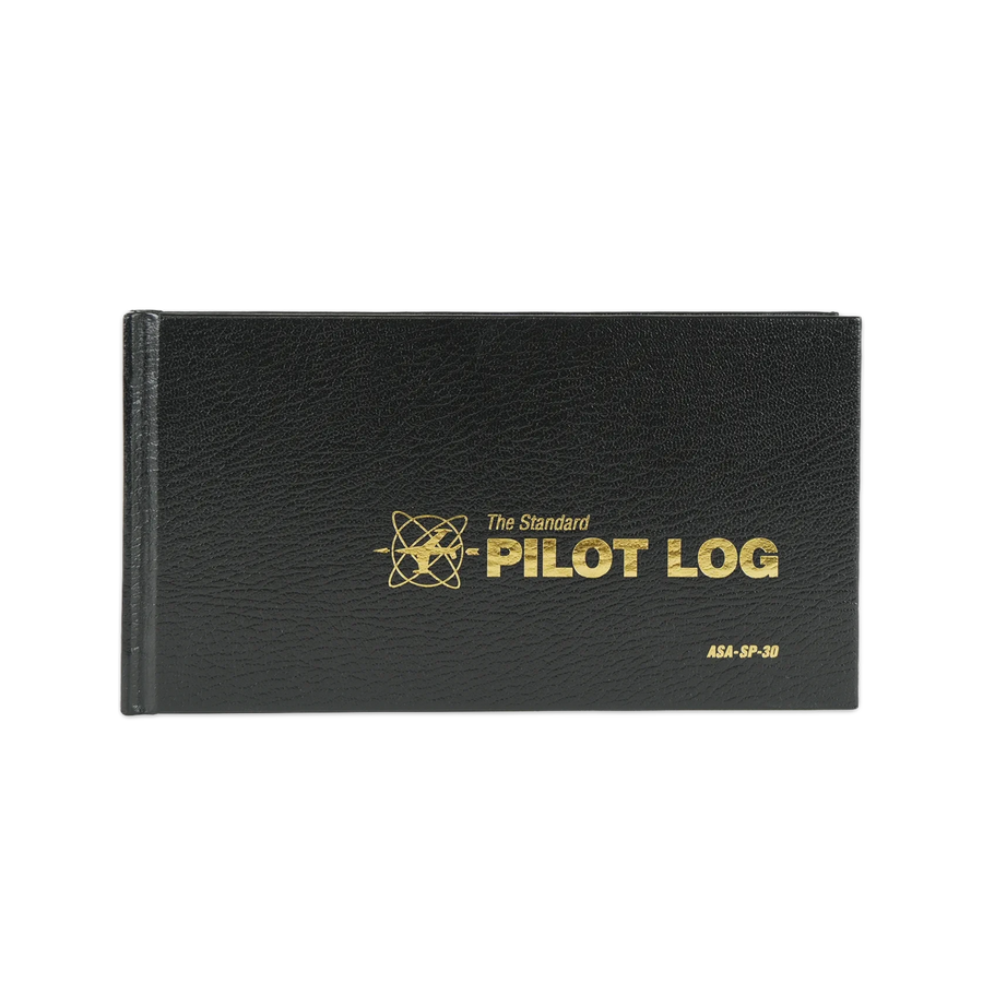 The Standard® Pilot Log (Black), 68 pages, ASA