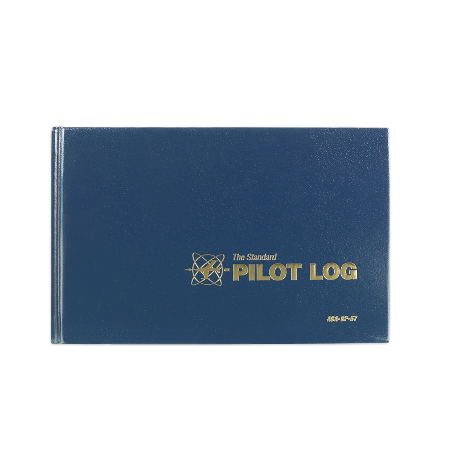 The Standard® Pilot Log (Blue), 110 pages, ASA