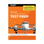 2025-2026 Commercial Pilot Test Prep (Softcover) With Prepware Software by ASA
