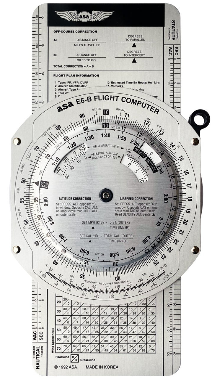 Metal, E6B Flight Computer, ASA
